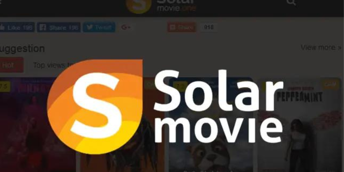 SolarMovies logo on a digital screen