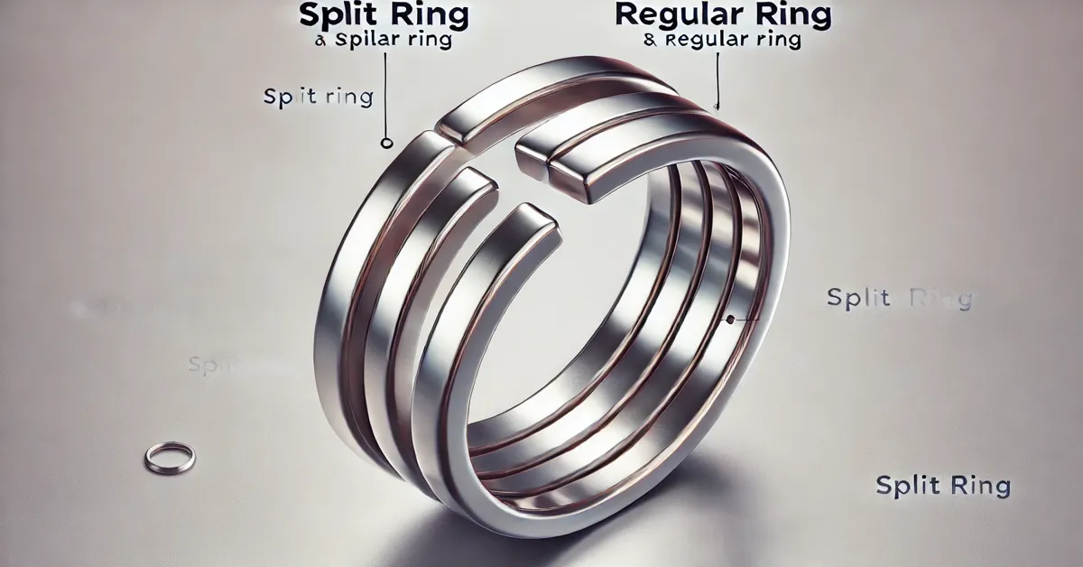 difference betwwen split ring